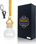 Ikeda Car Air Freshener: Hanging Car Smell Air Freshener | 10ml Hanging Car Perfume | Long Lasting Fragrance | Strong Scents Diffuser for Auto Home (Coconut)