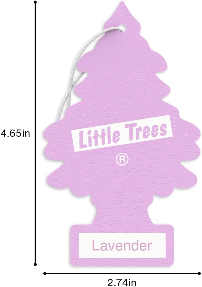 Car Air Freshener | Hanging Tree Provides Long Lasting Scent for Auto and Home | 24 Air Fresheners |Lavender