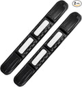 YoRise 2PCS Car Bumper Guard Strip, Anti-Collision Anti-Scratch Car Bumper Protector Trim with Reflective Patch, Foldable Door Edge Guard for Most Cars (White)