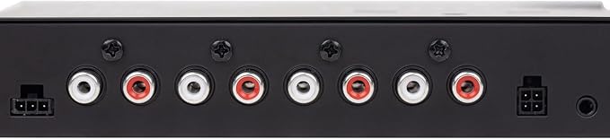 CREQ7B 7-Band Car Audio Parametric Equalizer with 9-Volt Line Driver, Subwoofer Control, and Dual Aux Inputs, ½ DIN ISO Mount