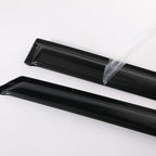 Rainproof Side Window Wind Deflectors for Fiat 500 2011-2019, Tape-on Sun Rain Guard Sets,Nice Looking Window Visors for Cars,Vent Deflector for Fiat 500 11-19 92385