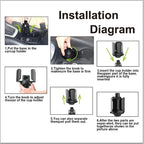 Car Cup Holder Expander, Cup Holder Extender Adapter with Expandable Arm and Offset Adjustable Base