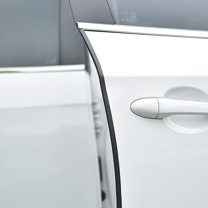 Car Door Edge Guards Rubber U Shape Edge Trim Seal Strips Protector Car Door Edge Protection for Car Auto Vehicle 10M