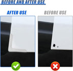 Craedli 4PCS Car Door Corner Edge Guards, Anti-Collision Auto Side Door Edge Trim Sticker, Universal Self-Adhesive Anti-Rub Vehicle Exterior Protector Decoration for SUV Pickup Truck (White)