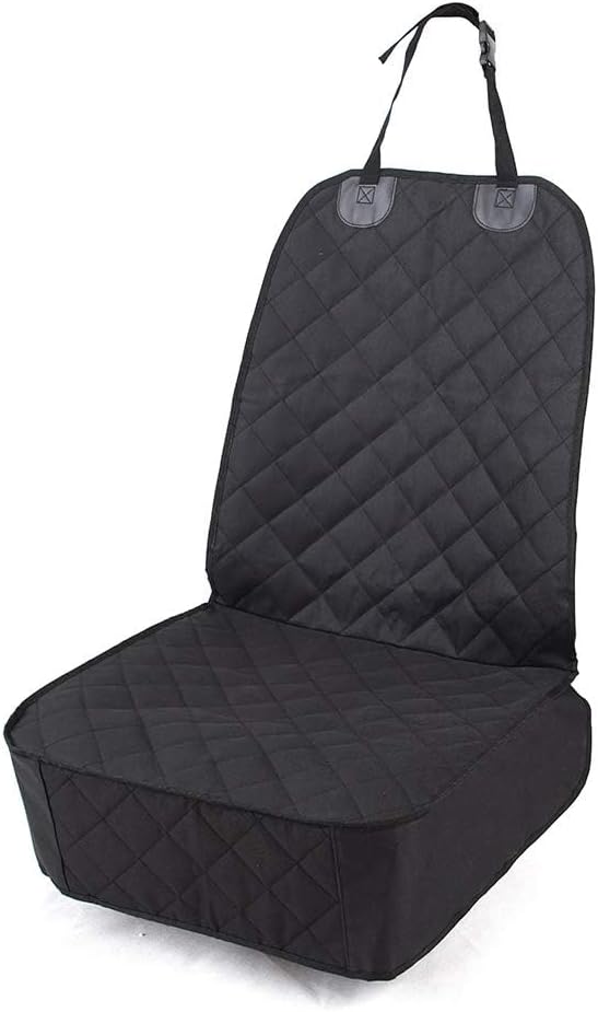 Dog Car Seat Cover 2 Pack, Waterproof Front Seat Car Cover for Cars, Trucks, and Suvs, Pet Front Cover for Cars, Nonslip Dog Seat Cover, Black