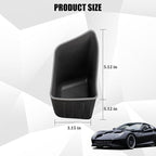 Car Trash Can, Silicone Portable Vehicle Side Door Garbage Container Trash Bin, Multifunctional Auto Interior Dustbin Garbage Can Storage Organizer, Universal Fit (Left/Black)