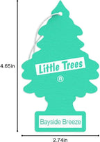 Cardboard Hanging Car, Home & Office Air Freshener, Bayside Breeze (Pack of 6)
