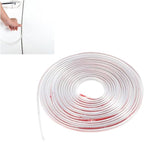 16Ft(5M) Edge Protector - Anti-Collision Strip, No Glue Car Entry Guard, Automotive Trim Protective Strip (Clear)