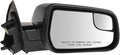 Passenger Side Mirror Assembly Electric Adjustment Heated No Memory Textured Compatible with 2011-2014 GMC Terrain GM1321453