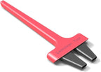 Vacuum Detail Attachment Tool | All-in-One Deepcleaning Crevice Cleaner/ Ice Scraper | The Best Car Accessories & Essentials | Wet & Dry Car Detailing Kit | Truck, Auto, & RV Cleaning Supplies (Red)