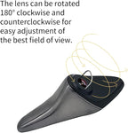 CVBS Signals Blind spot Camera Car Side View Camera IP68 Waterproof 120 Degree Wide Angle Side View Mirror kit Dark Grey