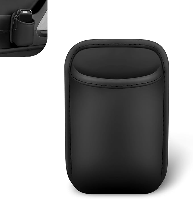 Car Seat Side Storage Pouch, Automotive Interior Phone Holder Organizer, Vehicle Gap Storage Bag for Small Items, Universal for Most Cars (Black)