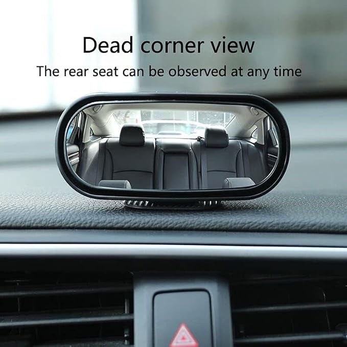 Stick on Blind Spot Car Rearview Mirror, Adjustable Convex Wide Angle Blindspot Car Mirror for SUV Trucks
