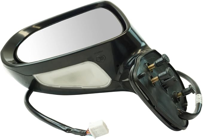 2 Piece Driver and Passenger Side Mirror Assembly Set Electric Adjustment Heated No Memory Black Compatible with 2013-2015 Lexus RX350 RX450h LX1320128 LX1321128