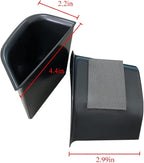 Front Row Door Side Storage Box Compatible with Alfa Romeo Giulia Sedan 2017-2023 Armrest Phone Container Door Organizer Handle Pocket ABS Tray Inserts Glove Pallet