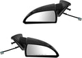 2 Piece Driver and Passenger Side Mirror Assembly Set Electric Adjustment Non-Heated No Memory Textured Compatible with 2009-2013 Chevrolet Impala 2014-2016 Impala Limited GM1320391 GM1321391