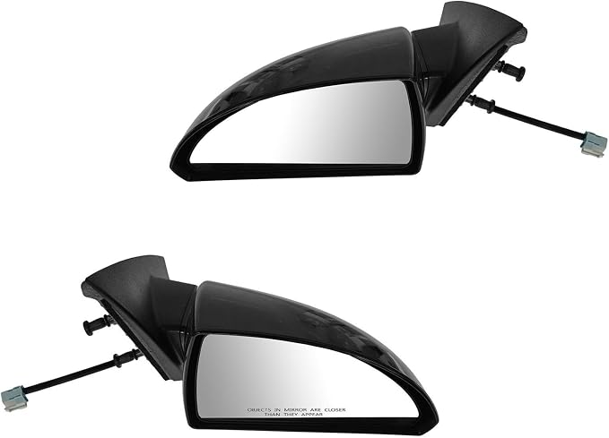 2 Piece Driver and Passenger Side Mirror Assembly Set Electric Adjustment Non-Heated No Memory Textured Compatible with 2009-2013 Chevrolet Impala 2014-2016 Impala Limited GM1320391 GM1321391