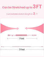 Pink Coiled Car Charging Cable 2-in-1 (USB-C & Lightning), 3FT Cute Car Accessories for iPhone 17/16/15, Samsung Galaxy — Supports Apple CarPlay & Android Auto