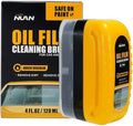 Oil Film Cleaning Brush for Car Windows, Upgraded Clear Vision Car Glass Cleaner with Anti-Rain Coating for Auto Windows and Windshields Improving Clarity, 4fl oz / 120 mL