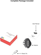 USB-C Wireless CarPlay & Android Auto Adapter, Plug-in Dongle Converts Factory Wired CarPlay/Android Auto to Wireless