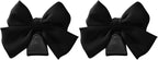 2PCS Car Seat Hooks, Cute Bow Car Seat Headrest Hooks for Purses, Bags, Umbrella, Universal Automotive Interior Decoration Accessoriesl for Vehicle, SUV, Sedan, Truck (Black)