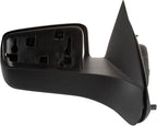 Passenger Side Mirror Assembly Power Smooth Black Paint to Match Compatible with 2008-2011 Ford Focus