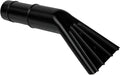 Vacuum Claw Nozzle 2" x 12" for Wet/Dry Use, Fits Car Washes, Gas Station Vacuums, and Utility Shop Vacs for Auto Care and Home (Black)