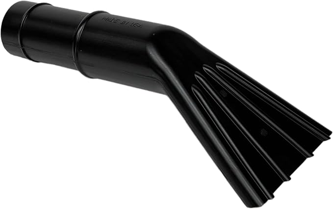 Vacuum Claw Nozzle 2" x 12" for Wet/Dry Use, Fits Car Washes, Gas Station Vacuums, and Utility Shop Vacs for Auto Care and Home (Black)