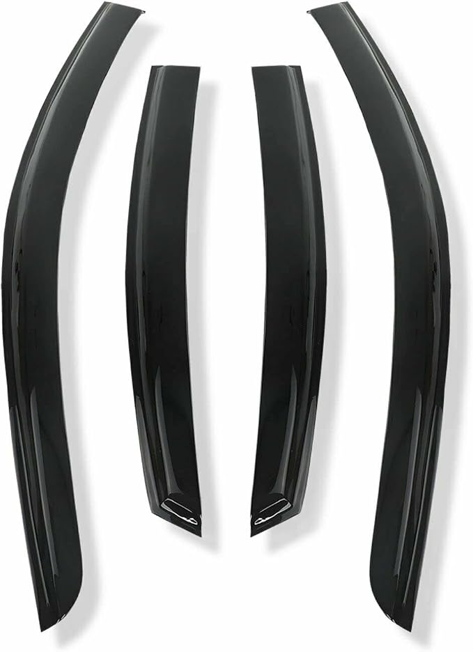 Tape-On Rain Guard 4-Piece for 2013-2018 Nissan Altima Windows Visor Shield Shade Smoke 94861