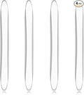 4Pcs Silicone Car Door Edge Guards, Anti-Collision Bumper Guard Protector Clear Strips Protector Universal Car Door Protectors Trim Molding for Sedans SUV Bumper Rearview Mirror (Transparent)