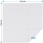 White Microfiber Cleaning Cloth, 24 Pack Cleaning Towels for Kitchen, Lint Free, Scratch-Free, Highly Absorbent, and Reusable Cleaning Rags for House, Window and Glass, Cars, 11.5 X11.5 inch