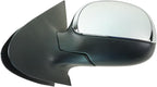 2 Piece Driver and Passenger Side Mirror Assembly Set Electric Adjustment Heated No Memory Chrome Compatible with 1997-2002 Ford Expedition FO1320159 FO1321159