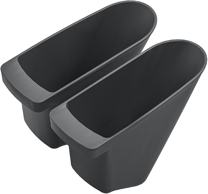 2PCS Front Door Side Pocket Box for Tesla Model Y Juniper 2025+ | 2026 Juniper Accessories, Standard/Premium/Performance, Front Door Storage Oragnizer, TPE, Black