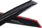 Tape-On Window Visors Deflectors Rain Guards 4 Piece Set ‎Compatible with 2013-2019 Ford Escape 94383