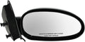 Passenger Side Mirror Assembly Manual Adjustment Non-Heated No Memory Black Compatible with 1997-2002 Saturn SC1 SC2 GM1321186