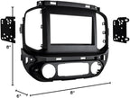 Metra 95-3016G Double Din Dash Kit for Chevy Colorado GMC Canyon 2015 - (Black)