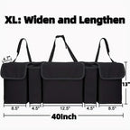 Car Organizers and Storage, Backseat Hanging Organizer with 5 Pockets, Waterproof Collapsible Large Capacity Organization Bag, Interior Accessories Trunk Organizer for Car, SUV, Truck, MPV