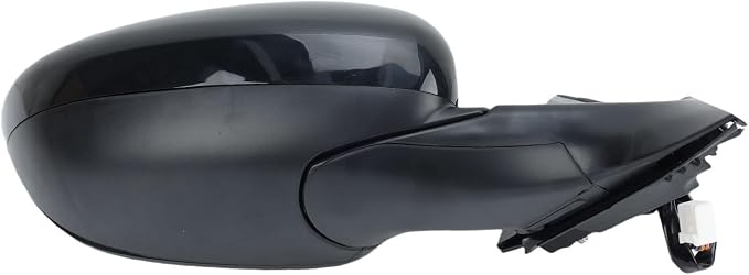 Left Driver Side Mirror Compatible with 2018-2025 Honda Accord LX Sport 1.5T Power Glass | Non-Heated | Paint to Match Repalces HO1320328 76258-TVA-A02 (3Pins-Black)