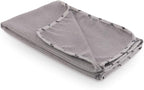 Microfiber Drying Towel, 2 PCs Car Wash Drying Towel, Waffle-Weave Highly Absorbent, Scratch Free,Big Cleaning Cloth Towel for Auto Detailing, 380GSM, 25.2 x 34.3 inch, Grey-MT033