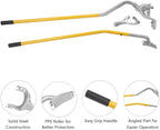 Tire Mount Demount Tool Kit Steel Manual Tire Changer w/Bead Keeper, Tubeless Truck Bead Breaker, 17.5''-24'', Assembly Tool Equipped