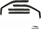 Voron Glass in-Channel Extra Durable Rain Guards for Ford F250 to F550 Super Duty 2017-2022 Crew Cab, Window Deflectors, Vent Window Visors, 4 Pieces - 201233