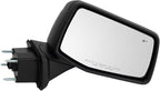 Passenger Side Mirror Assembly Power Heated Puddle Light Blind Spot Temp Sensor Textured Black Compatible with 2019-2025 Chevrolet Silverado 1500 2022 Silverado 1500 LTD