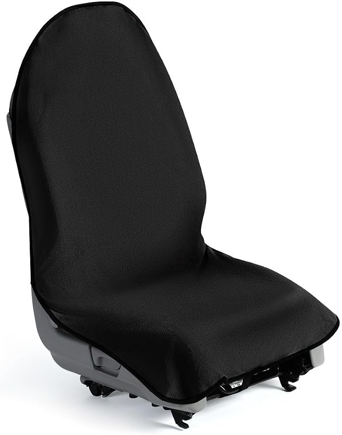Waterproof Sweat Towel Car Seat Cover for Post Gym Workout, Running, Swimming, Beach and Hiking, Universal Fit Anti-Slip Bucket Seat Protector for Cars, SUVs and Trucks, Machine Washable