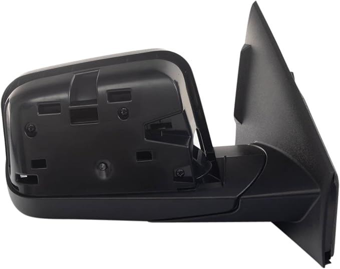 Driver and Passenger Side Power Heated Mirror Set Smooth Black Manual Folding Compatible with 2011 Ford Edge FO1320468 FO1321468