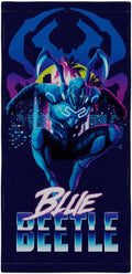 Blue Beetle Kids Super Soft Cotton Bath/Pool/Beach Towel, 58 in x 28 in, (Official Licensed Product) by