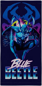 Blue Beetle Kids Super Soft Cotton Bath/Pool/Beach Towel, 58 in x 28 in, (Official Licensed Product) by