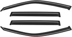 Window Visor for 2009-2013 Subaru Forester, Out-Channel Rain Guards Shields Vent Deflector Shade Wind Dark Smoke 2010 2011 2012, Tape-On Outside-Mount, 4PCS
