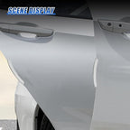Craedli 4PCS Car Door Corner Edge Guards, Anti-Collision Auto Side Door Edge Trim Sticker, Universal Self-Adhesive Anti-Rub Vehicle Exterior Protector Decoration for SUV Pickup Truck (White)