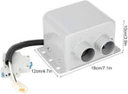 Car Electric Heater,800W 2 Hole Car Electric Heater Winter Heating Warmer Window Defroster Demister Windshield Defogger(12V)