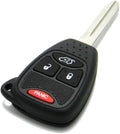 OEM Electronic 4-Button Remote Head Key Fob Compatible With Jeep (FCC ID: OHT692427AA, OHT692714AA)